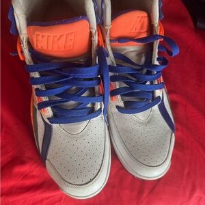 Nike Gray and Orange Sneakers